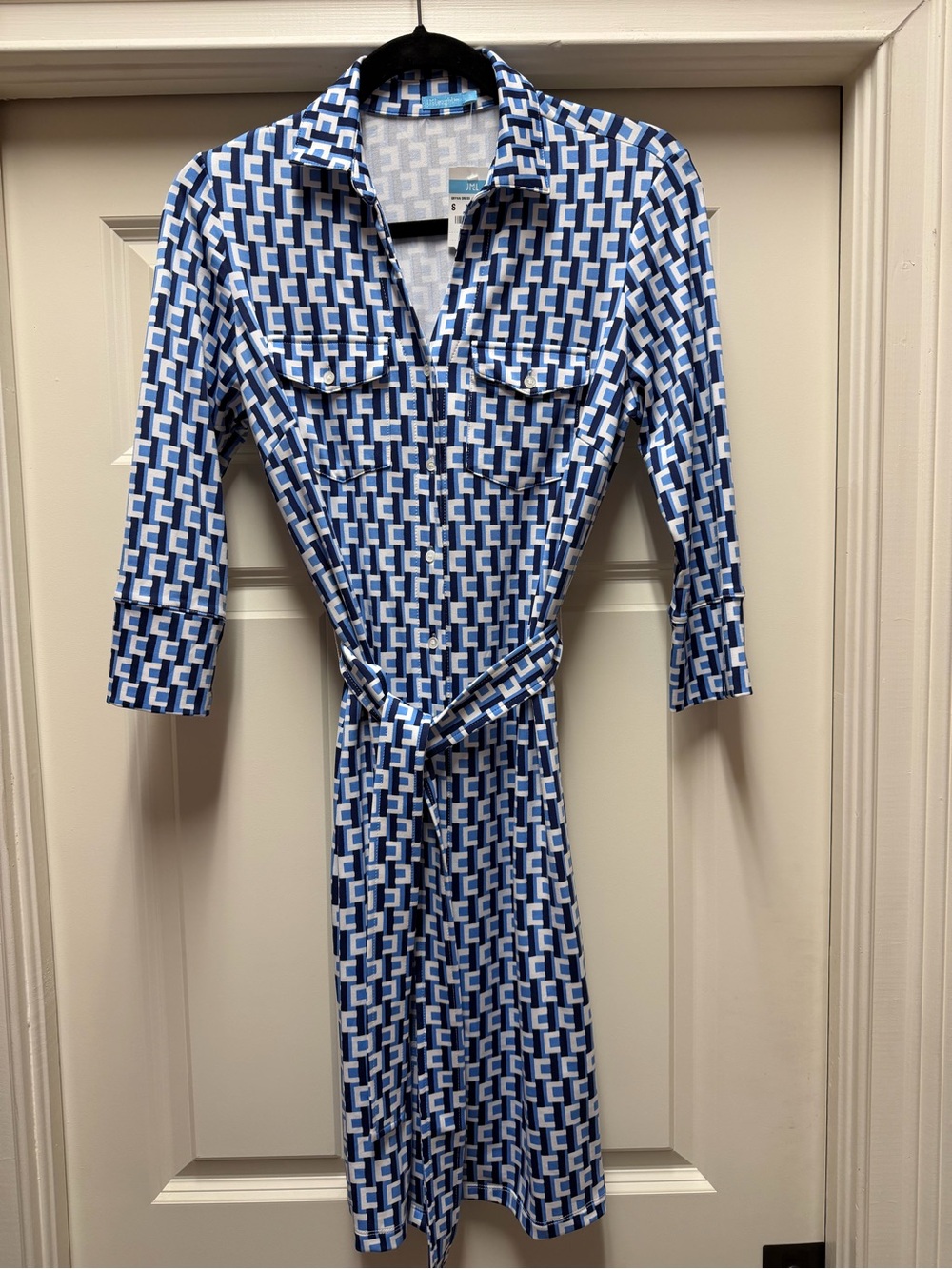 J. McLaughlin Brynn Midi Shirt Dress; size SMALL. NWT.